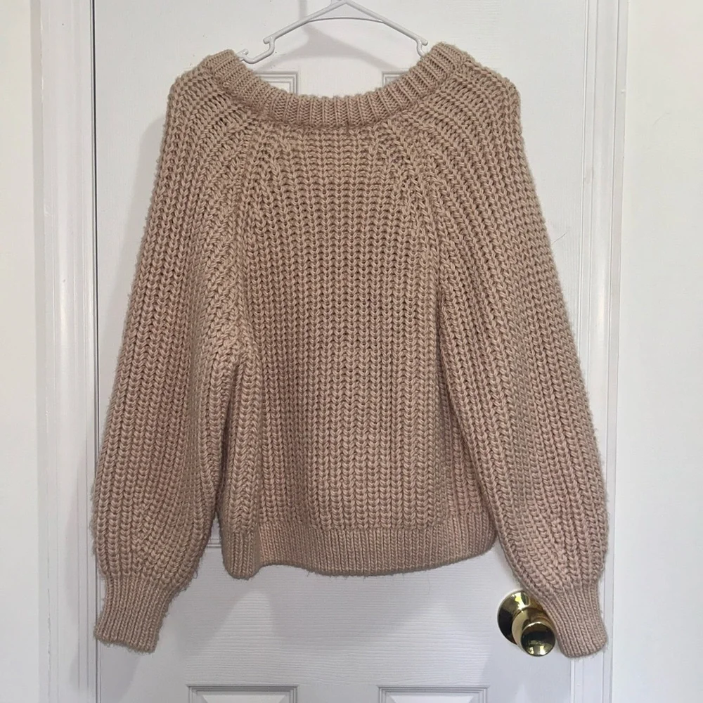 H&M Chunky Knit Cardigan - Beige - Picture 3 of 3